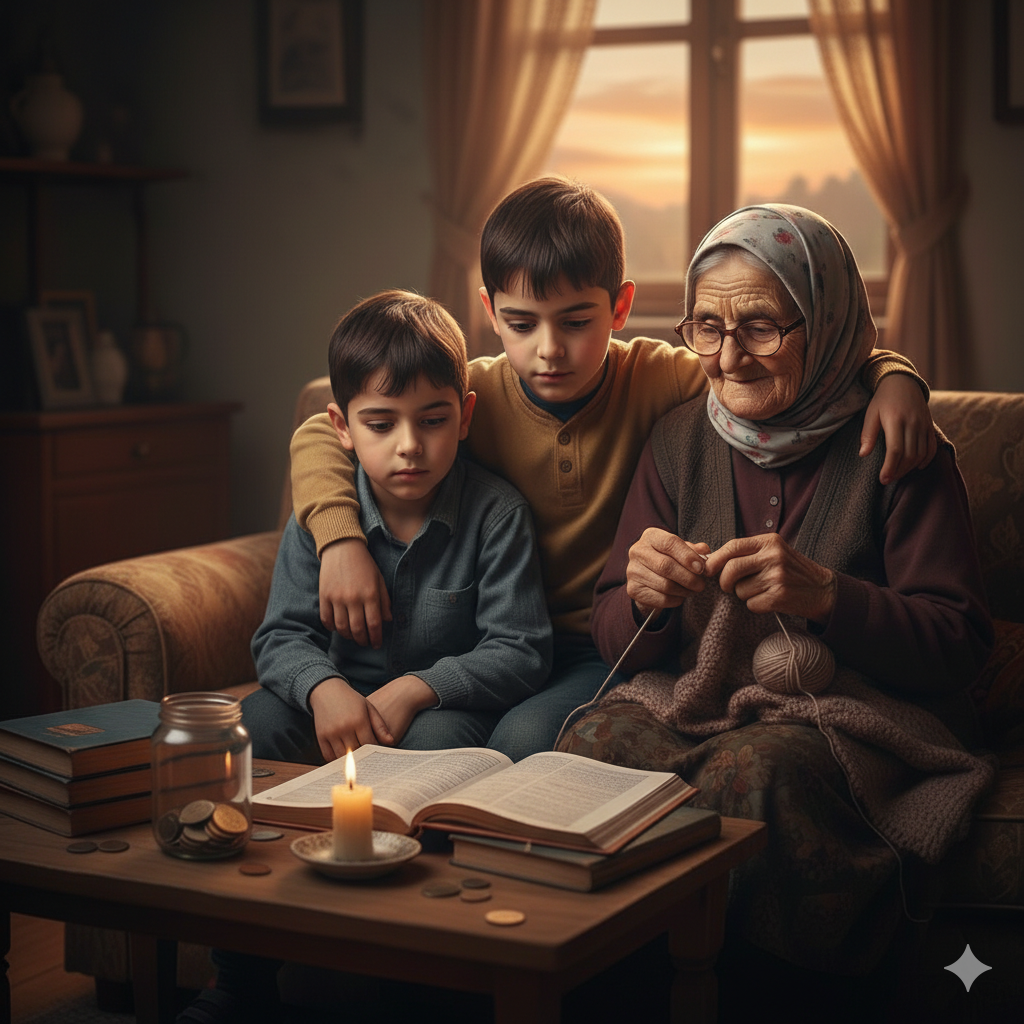 ولدين أيتام بيواجهوا الحياة مع جدتهم بدون دخل ثابت